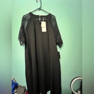 Bloomchic size 22/24 midi dress black new tags